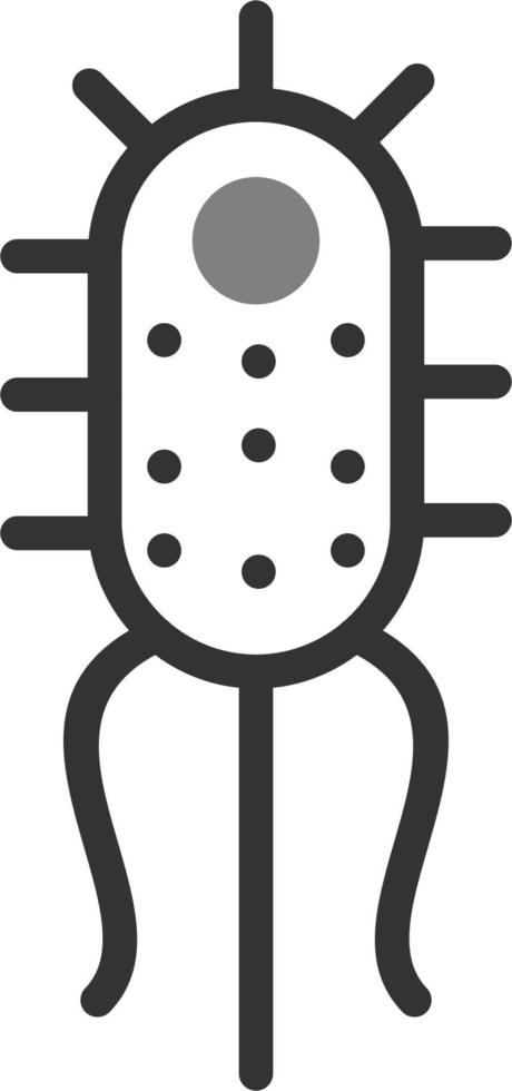 icône de vecteur de bactéries