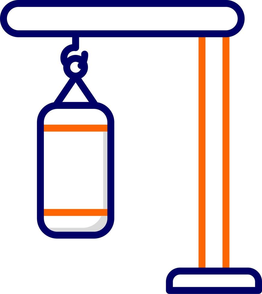 icône de vecteur de sac de boxe