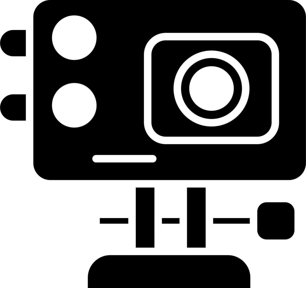 icône de vecteur de caméra d'action