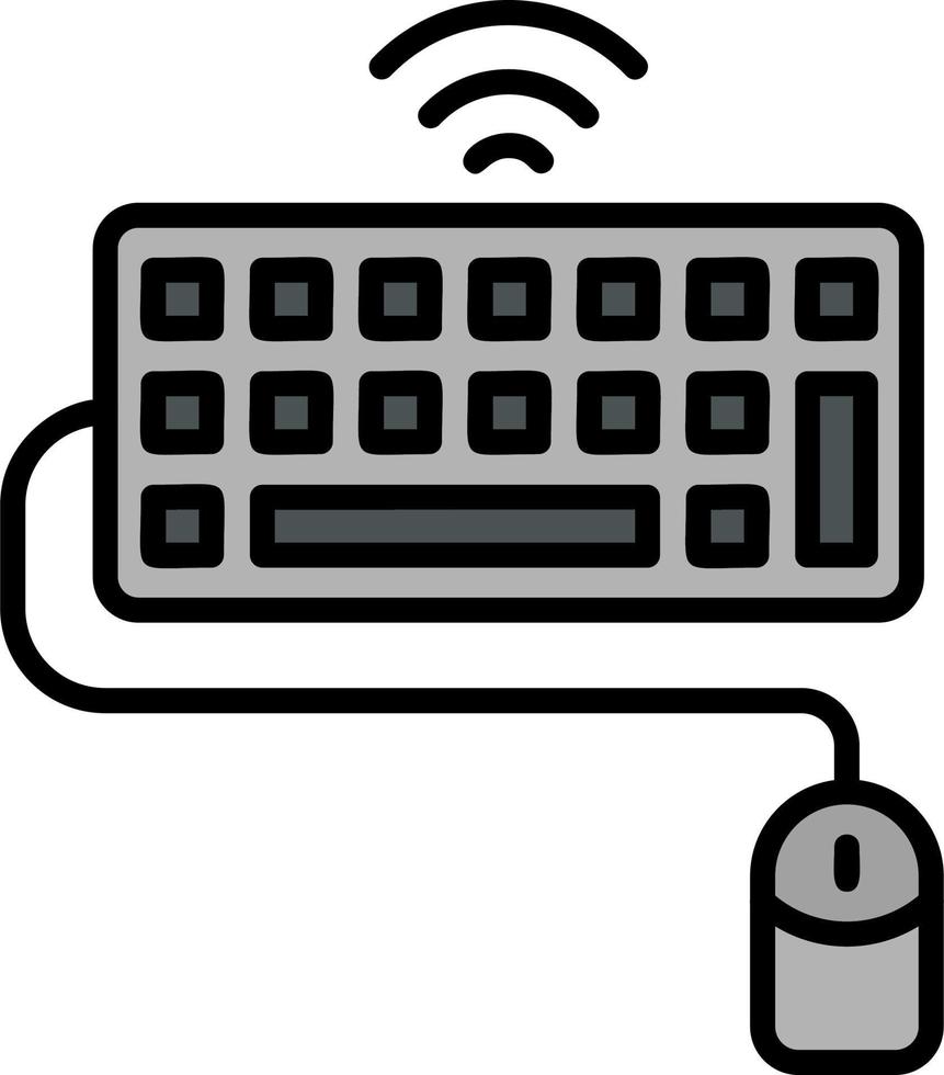 clavier et Souris vecteur icône