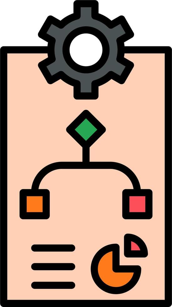 icône de vecteur de plan de projet