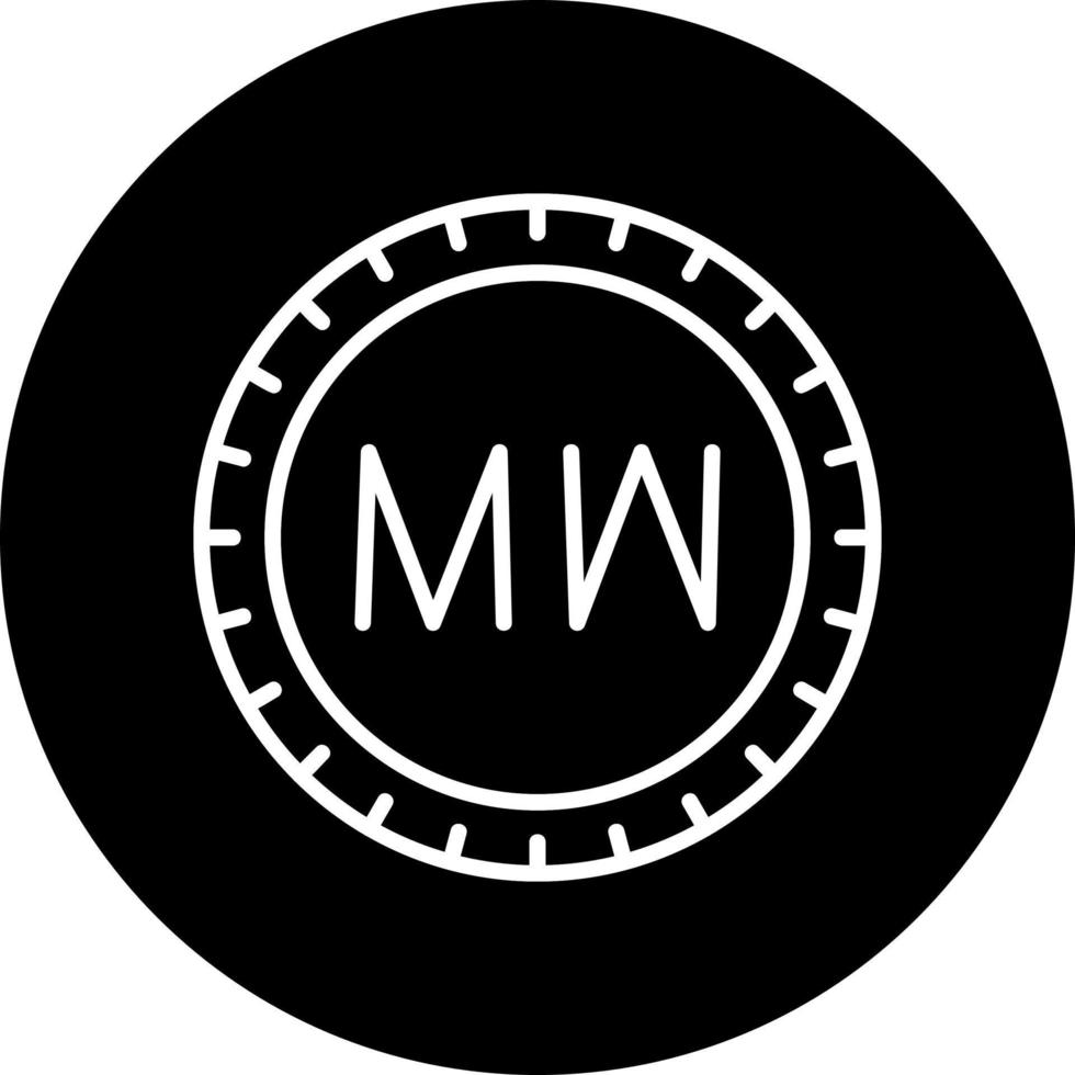 Malawi cadran code vecteur icône