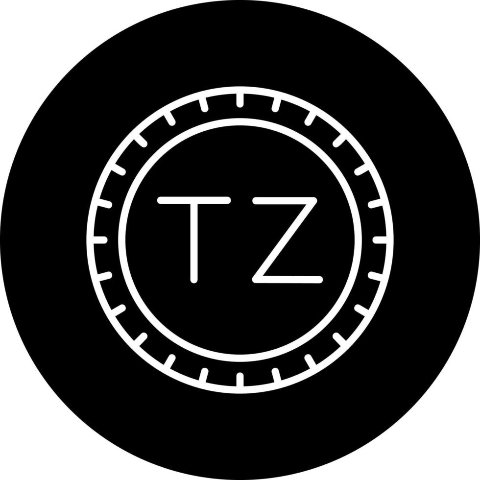Tanzanie cadran code vecteur icône