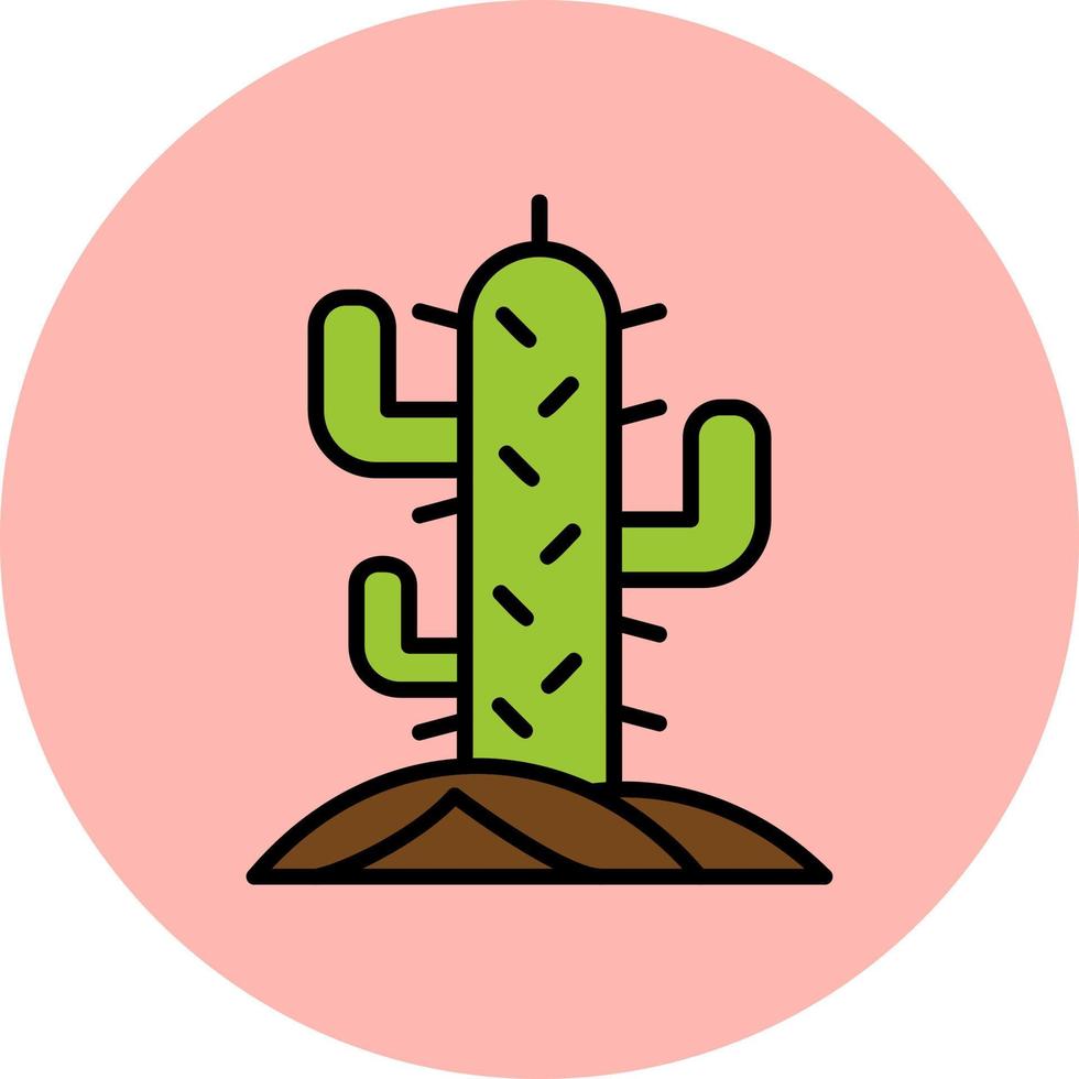 icône de vecteur de cactus