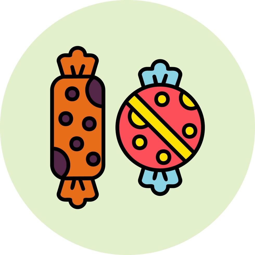 icône de vecteur de bonbons