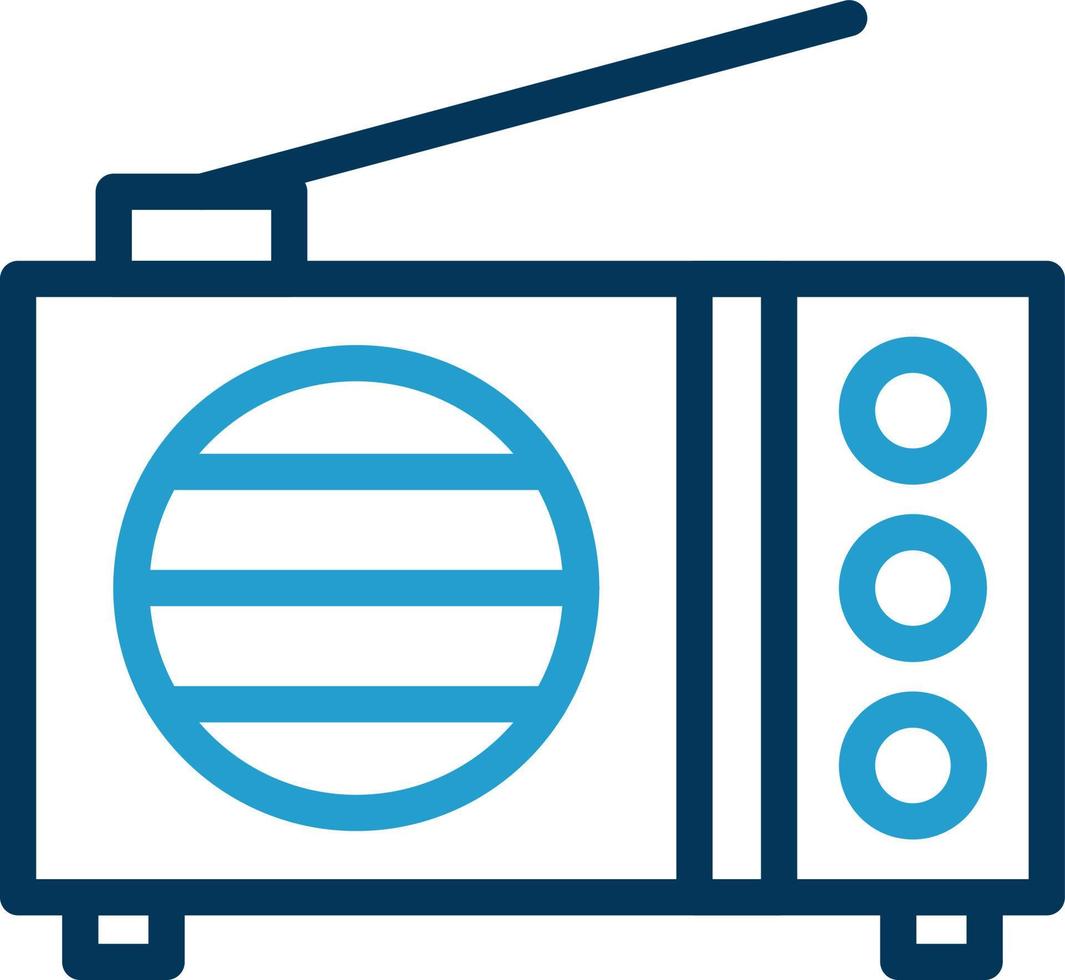 conception d'icône de vecteur de radio