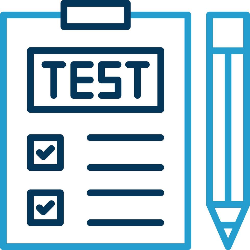 conception d'icône de vecteur de test