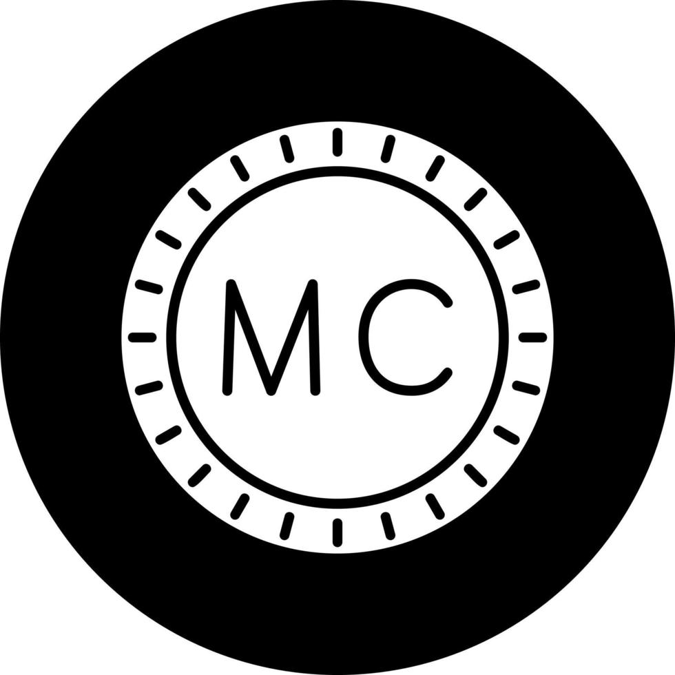 Monaco cadran code vecteur icône