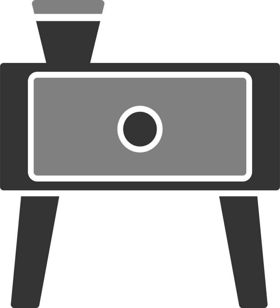 icône de vecteur de table de chevet