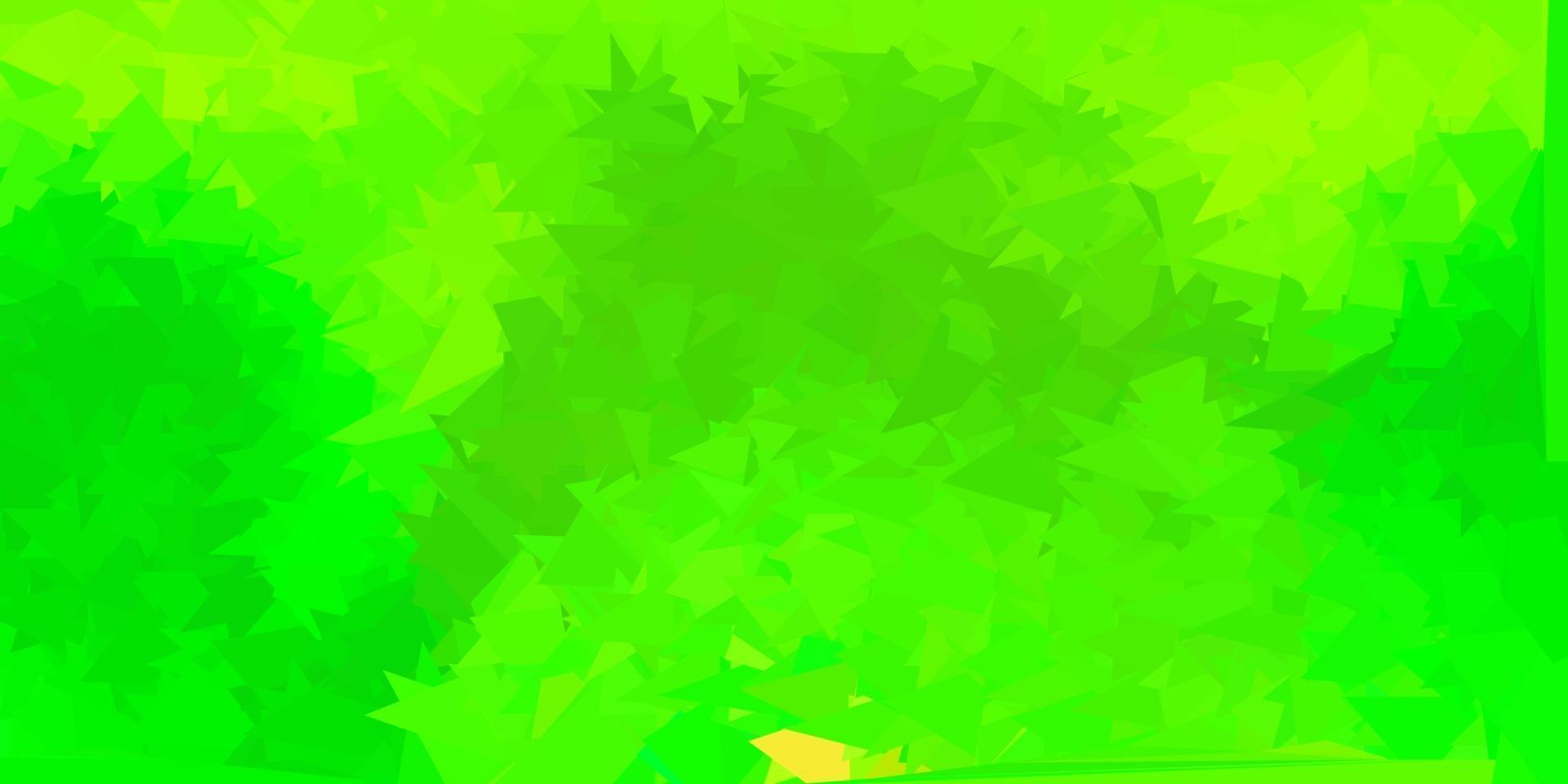 fond de triangle abstrait vecteur vert foncé.