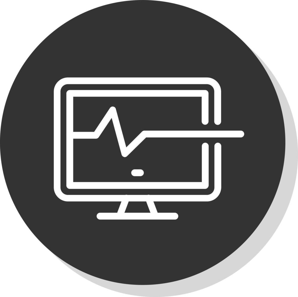 conception d'icônes vectorielles de diagnostics vecteur