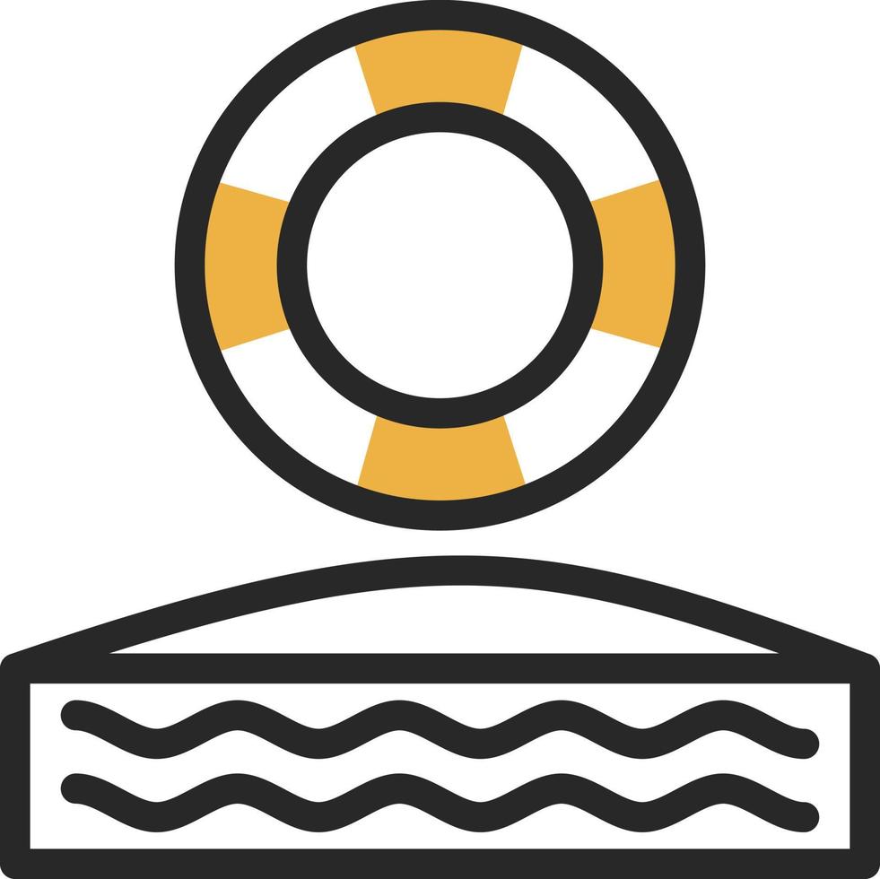 conception d'icône de vecteur de bouée de sauvetage