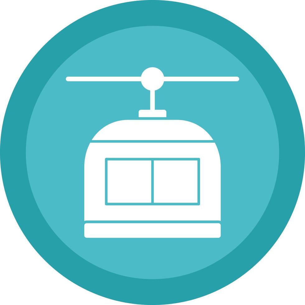 conception d'icône de vecteur de télésiège