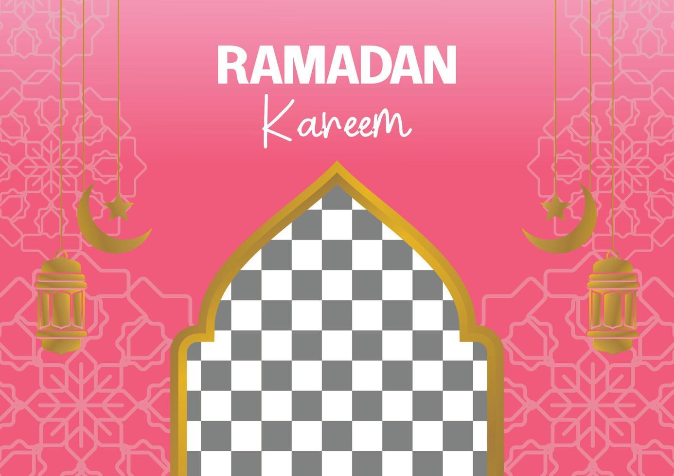 modifiable Ramadan vente affiche modèles. avec mandala, lune, étoile et lanterne ornements. conception pour social médias et la toile. vecteur illustration