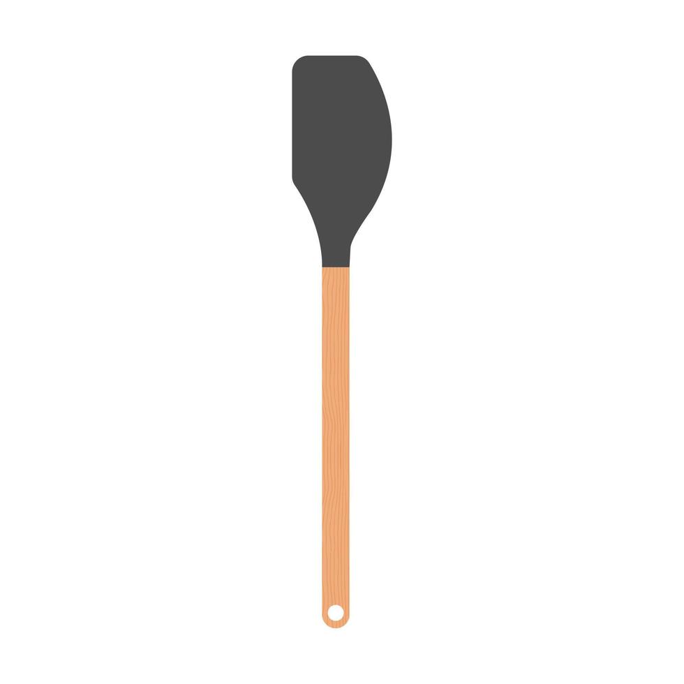 spatule friture nourriture plat conception vecteur illustration. Itchen solide spatule clipart vecteur illustration. spatule plat vecteur conception. cuisine spatule icône isolé sur blanche.