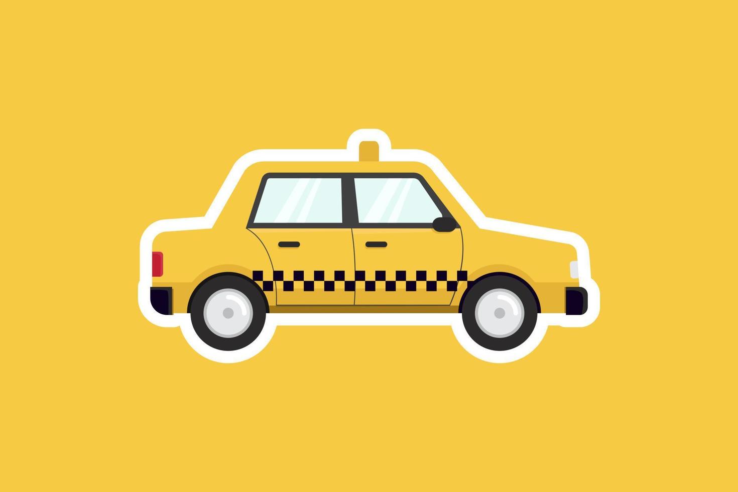 en ligne Taxi un service vecteur conception illustration