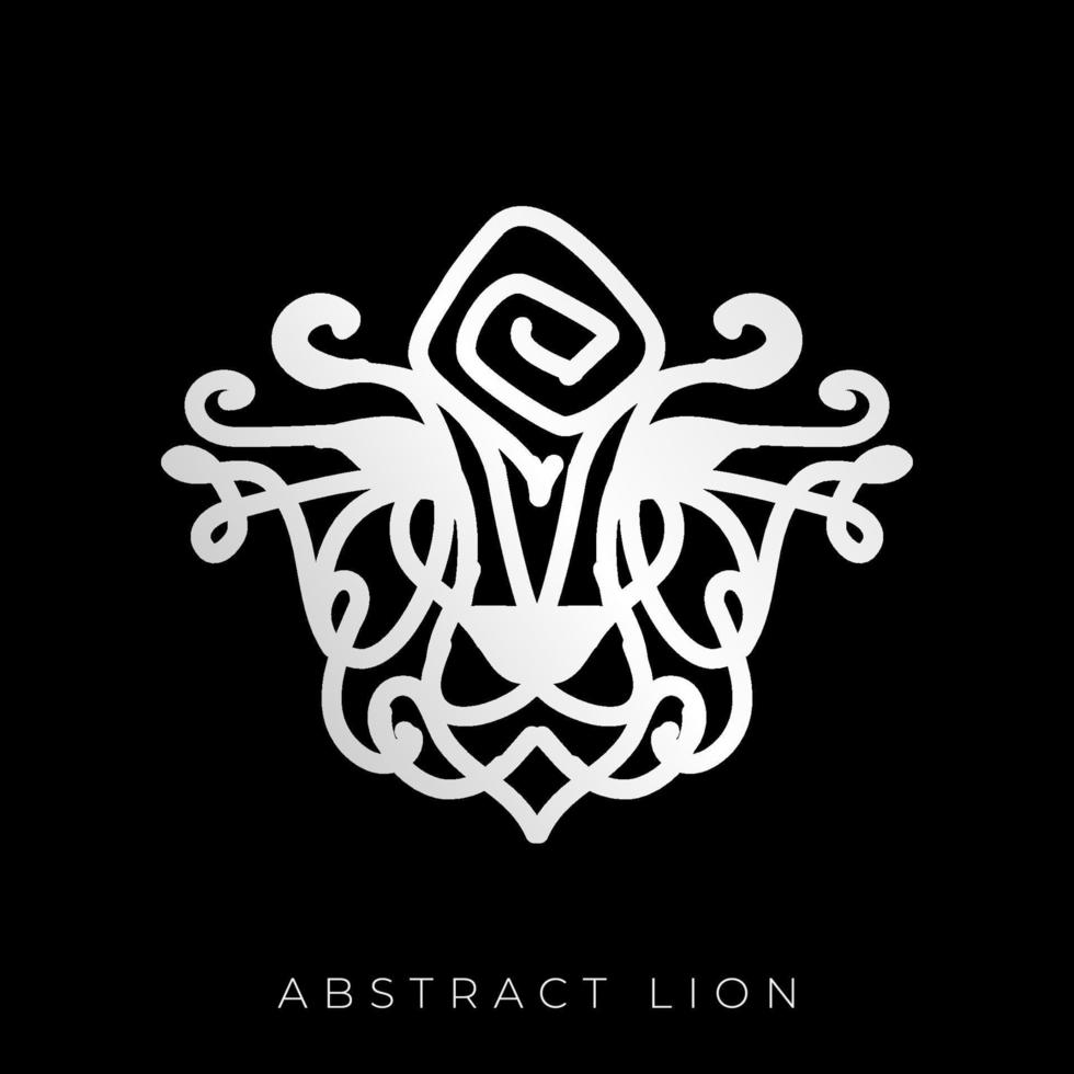Lion logo. abstrait Lion tête logo. vecteur