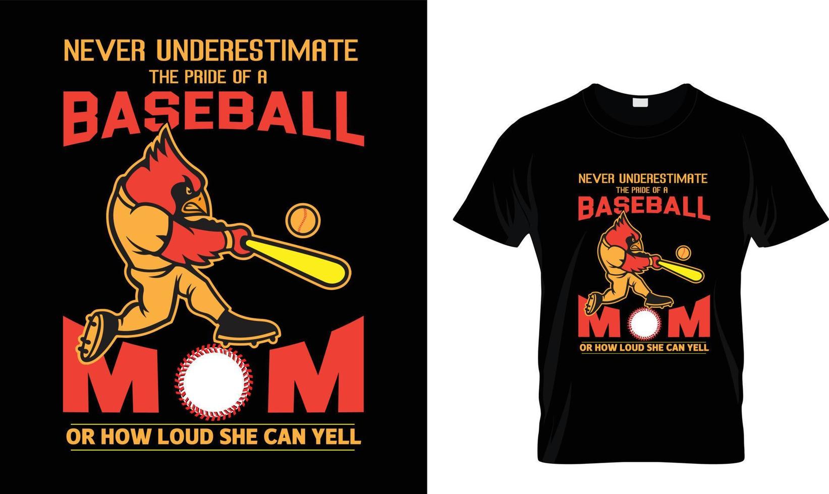 base-ball T-shirt conception gratuit vecteur