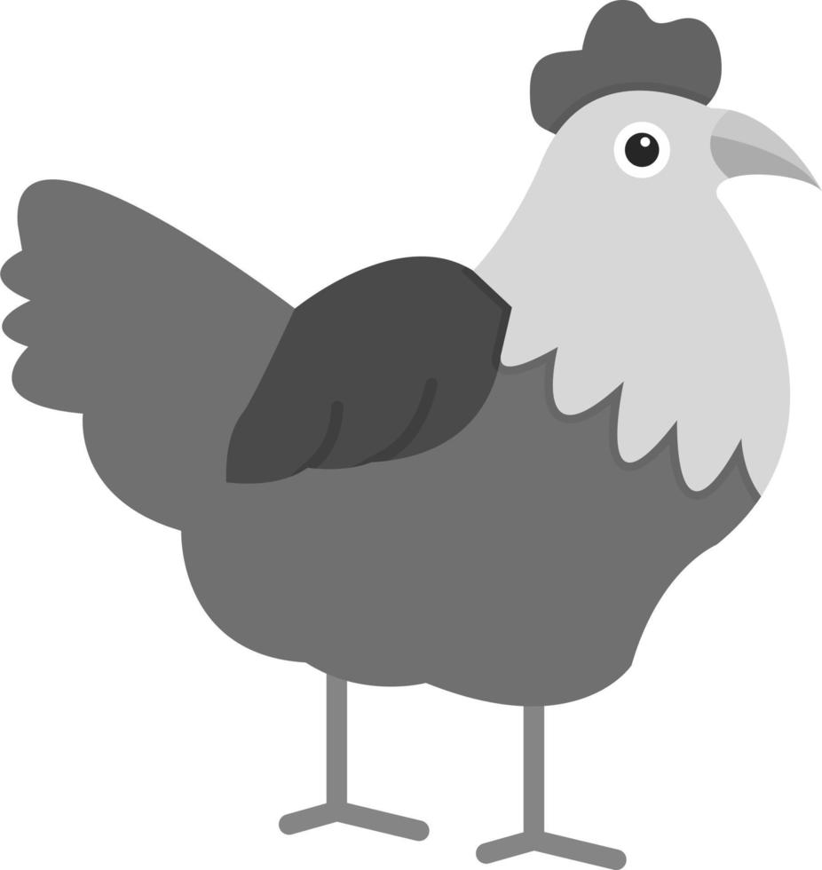 poule vecteur icône