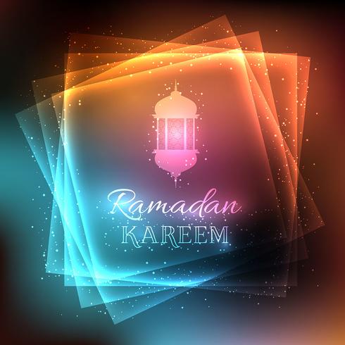 Fond décoratif pour le Ramadan vecteur