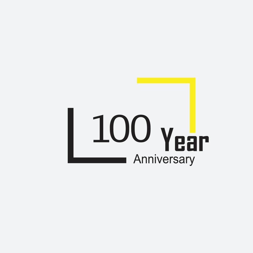 style de logo anniversaire avec écriture couleur dorée pour événement de célébration, mariage, carte de voeux et invitation vecteur