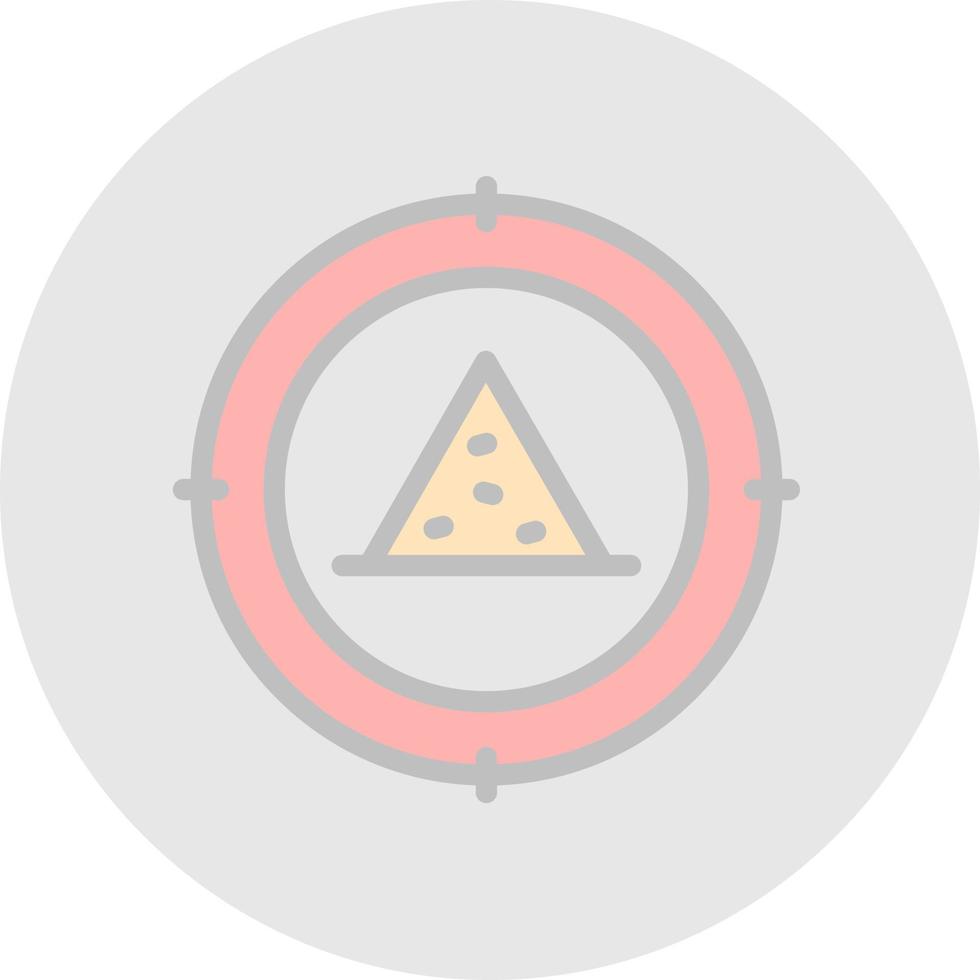 conception d'icône vectorielle de ciblage granulaire vecteur