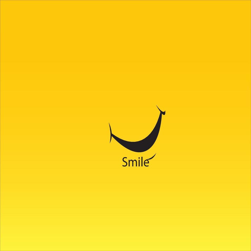 smile icon logo vector template design - Images vectorielles