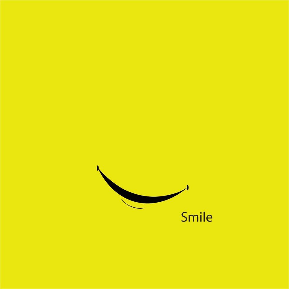 smile icon logo vector template design - Images vectorielles