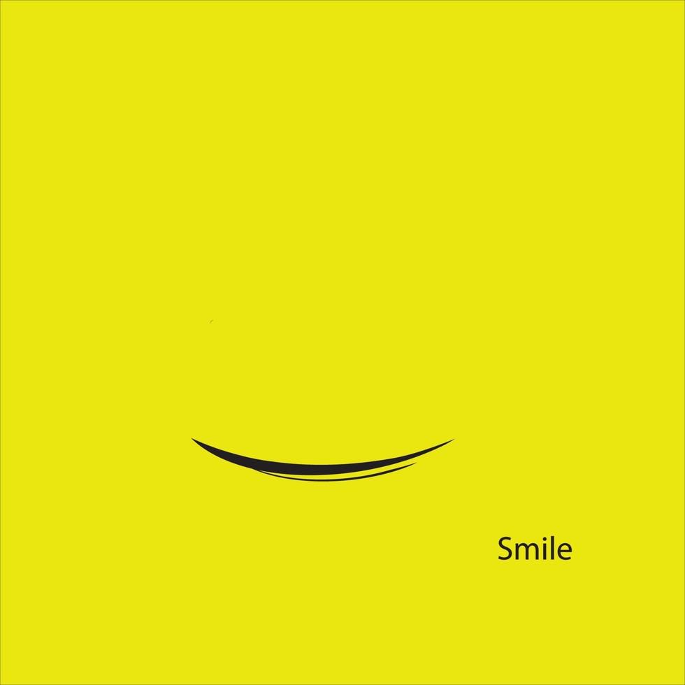 smile icon logo vector template design - Images vectorielles