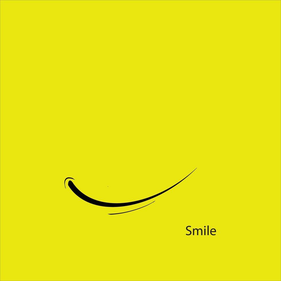 smile icon logo vector template design - Images vectorielles