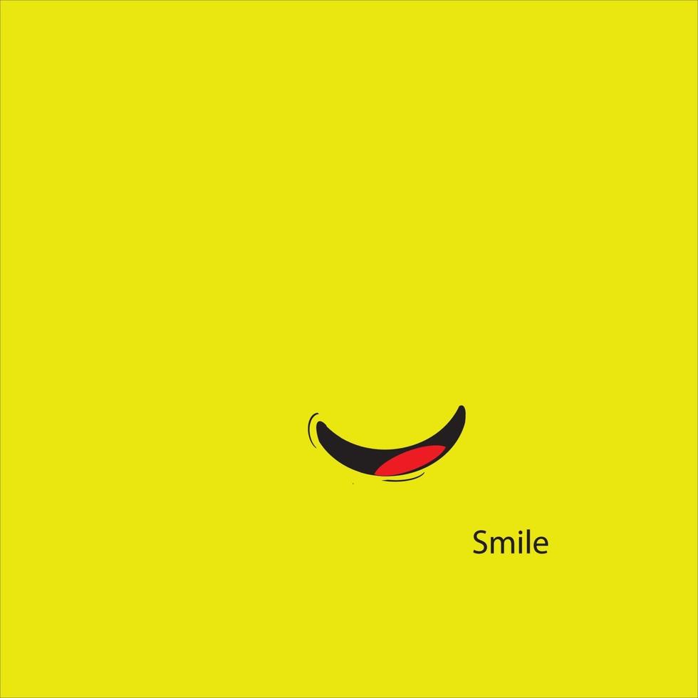 smile icon logo vector template design - Images vectorielles