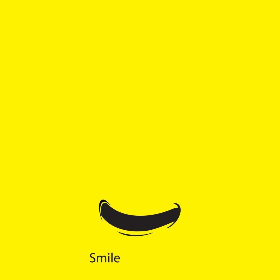 smile icon logo vector template design - Images vectorielles