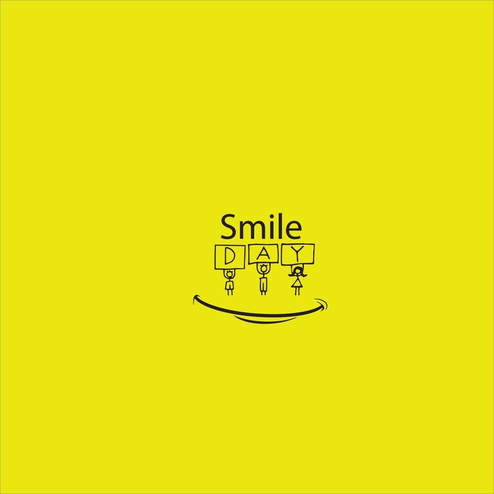 smile icon logo vector template design - Images vectorielles