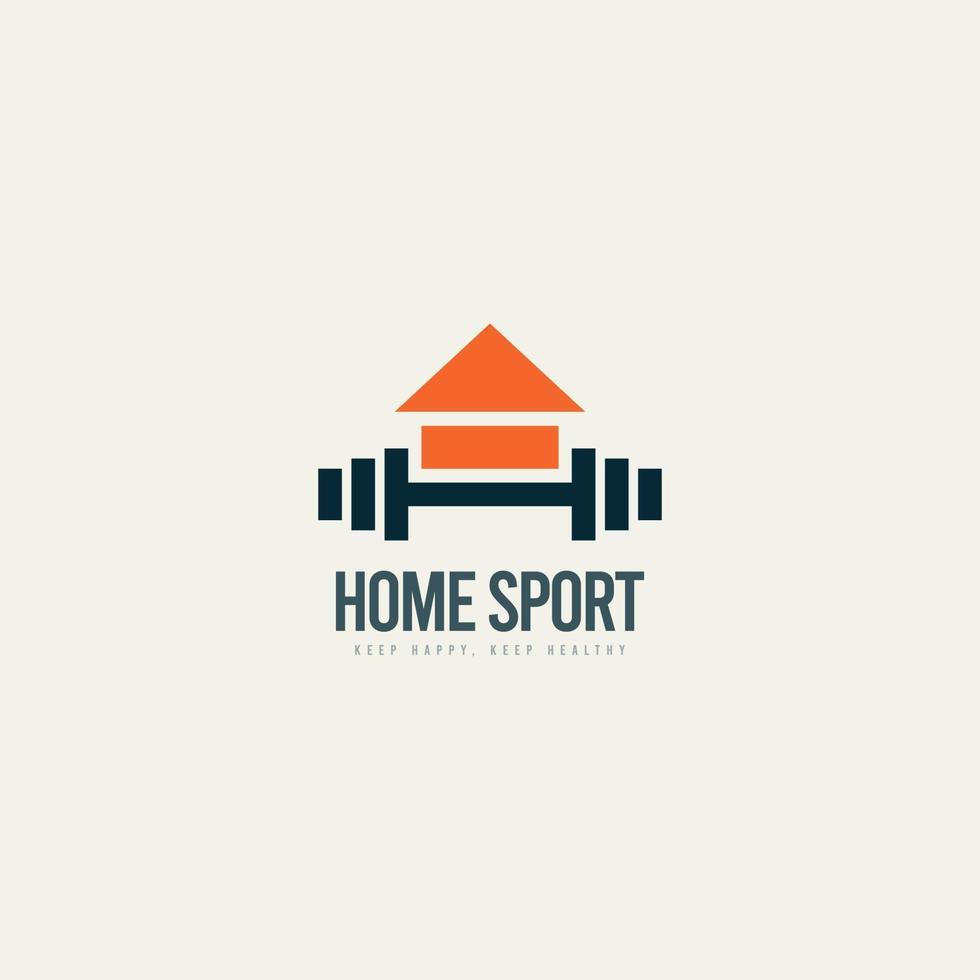 logo de sport à domicile icône vector illustration de conception de modèle