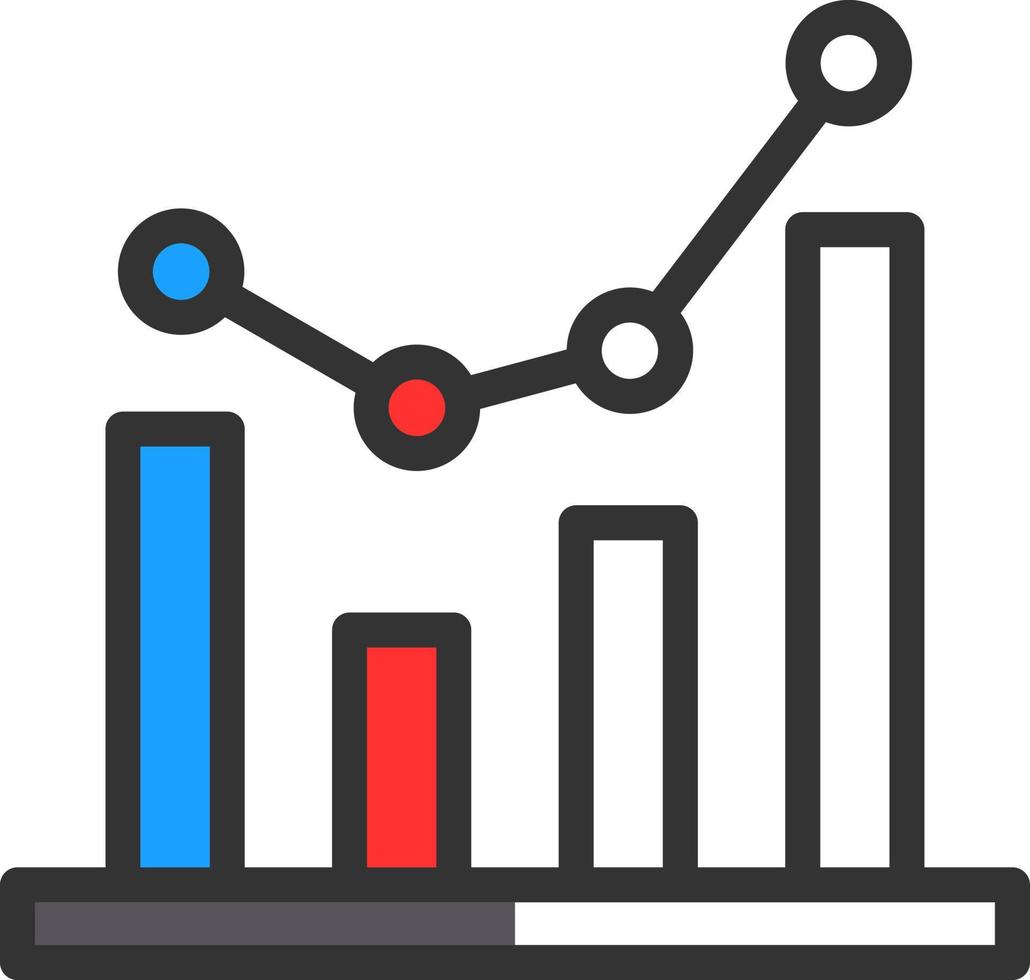 conception d'icônes vectorielles d'analyse de données vecteur