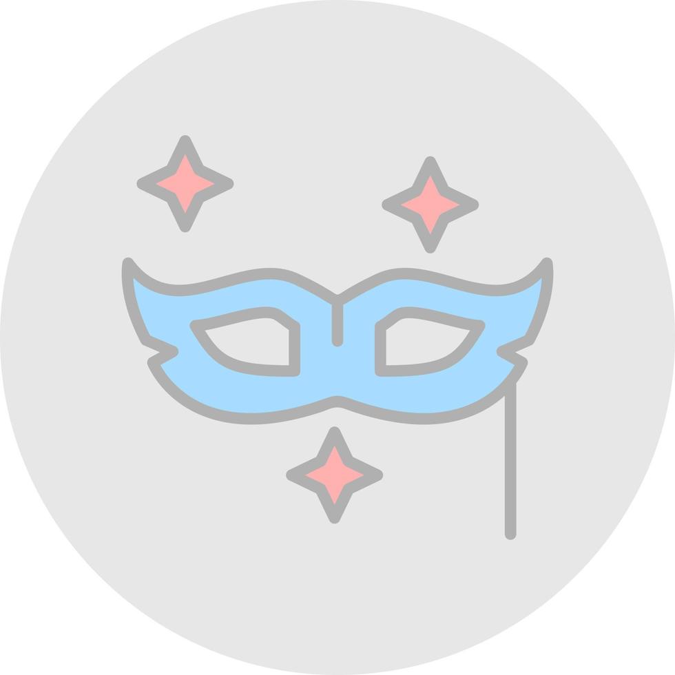 conception d'icône de vecteur de mascarade
