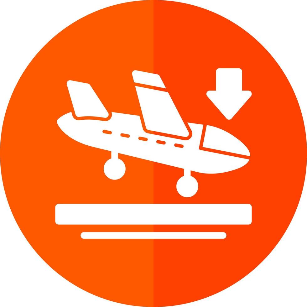 conception d'icône de vecteur d'atterrissage