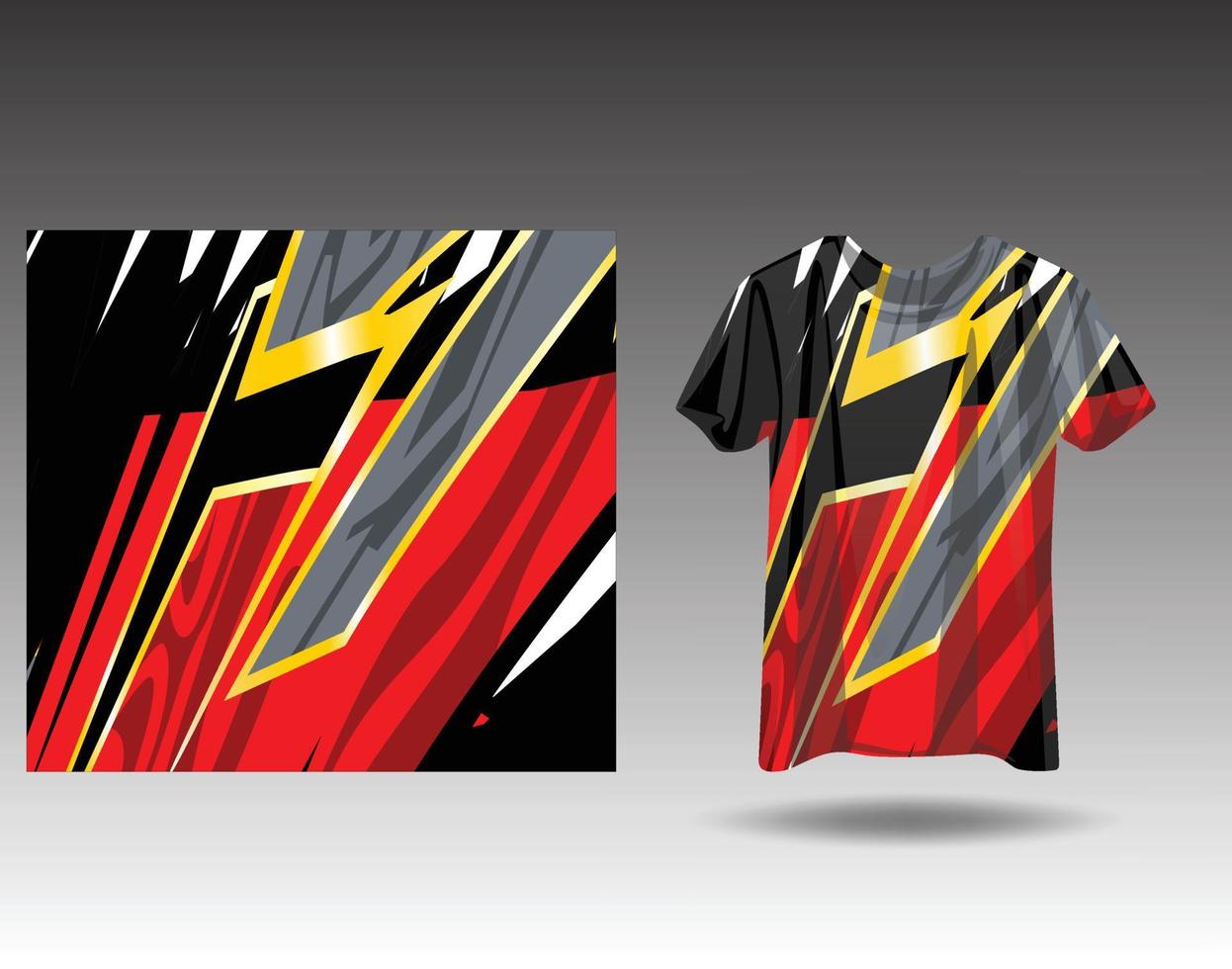 tshirt sport design pour maillot de course cyclisme football gaming vecteur