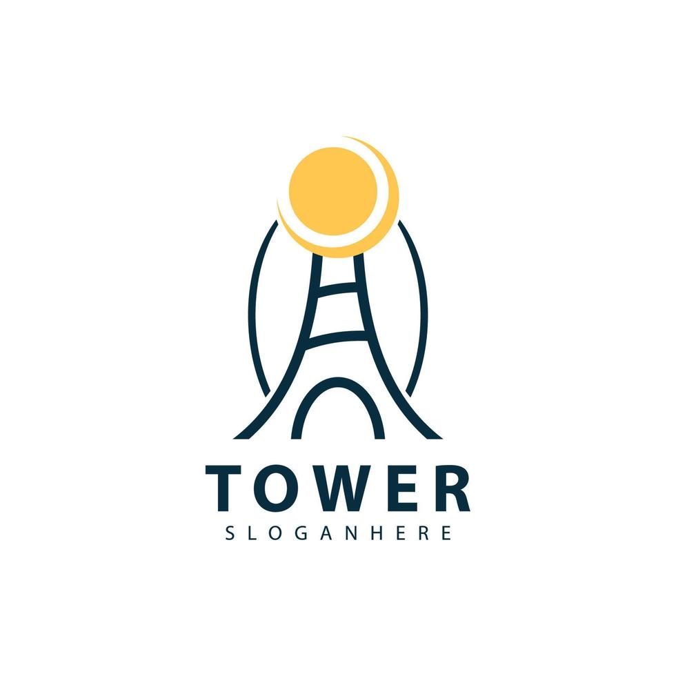 la tour logo symbole vecteur icône conception illustration modèle