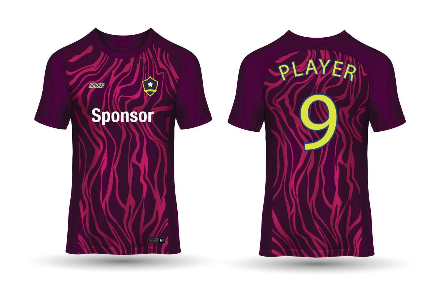 conception de maillot de sport pour sublimation vecteur