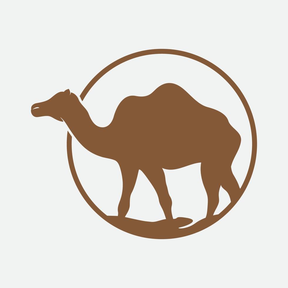 illustration vectorielle de chameau icône vecteur