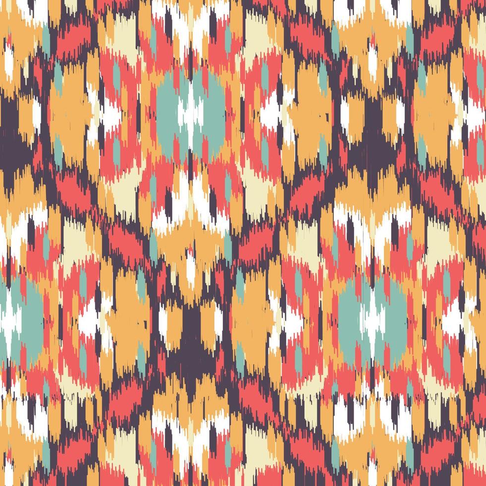 abstrait ikat stylé modèle conception Contexte vecteur