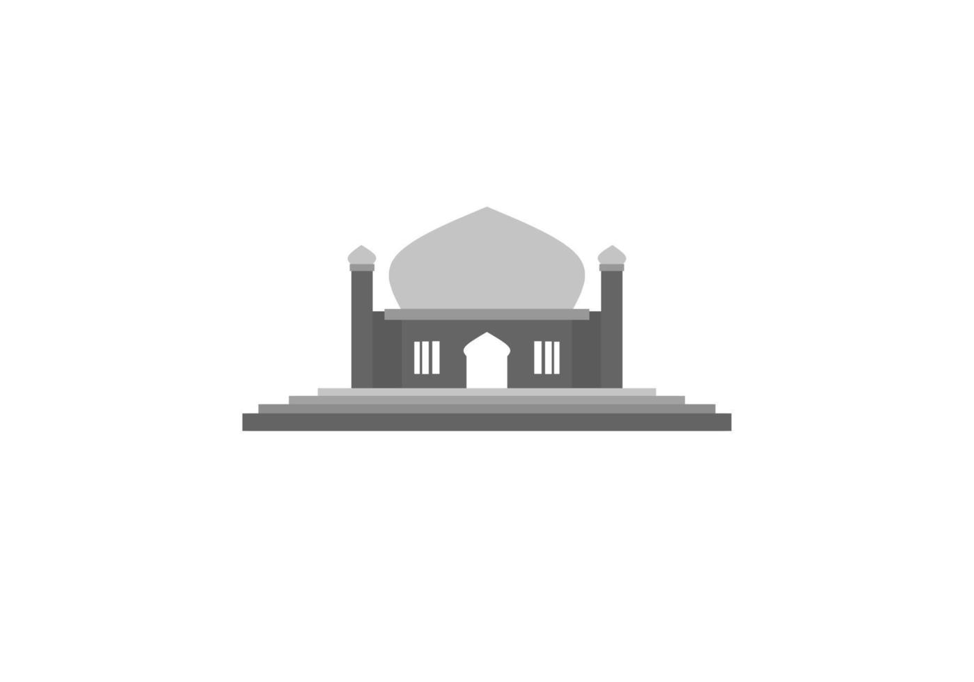 mosquée illustration, mosquée icône avec élégant concept, parfait pour Ramadan conception vecteur
