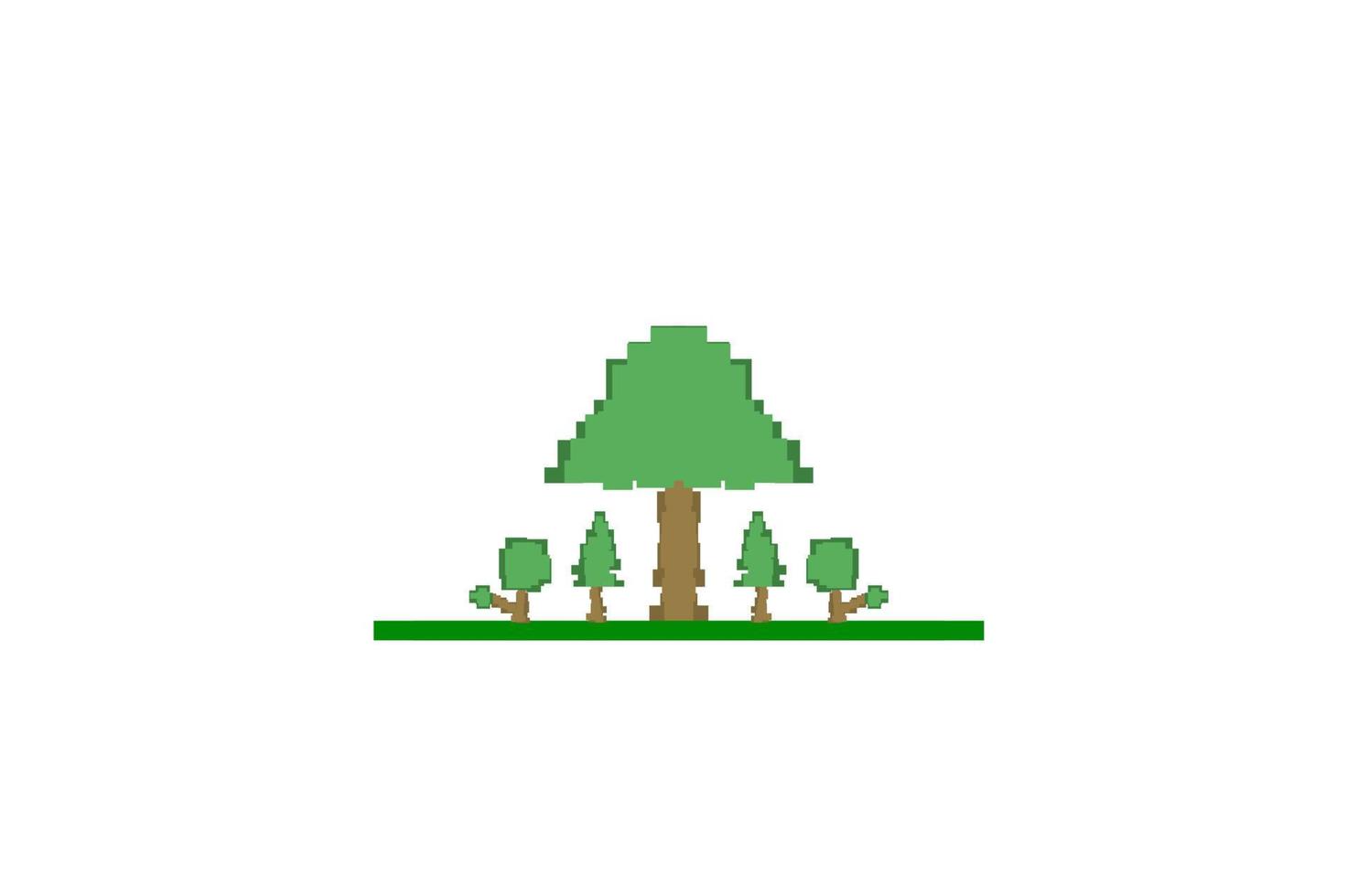 forêt conception illustration, Facile forêt icône avec élégant concept, parfait pour célébrations monde forêt journée vecteur