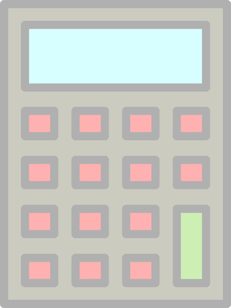 conception d'icône de vecteur de calculatrice