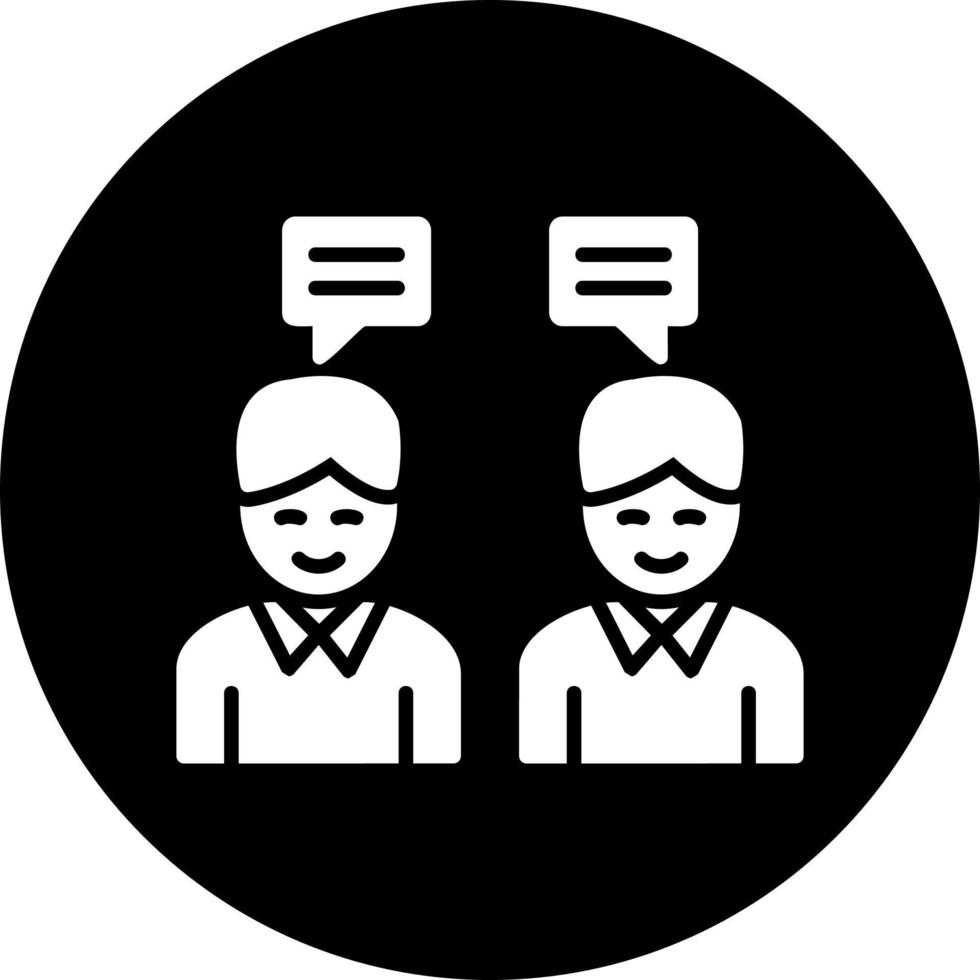 icône de vecteur de dialogue