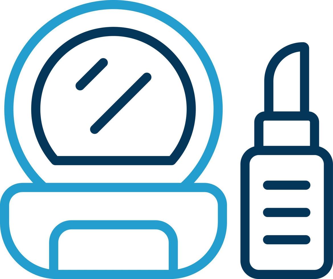 conception d'icône de vecteur de maquillage