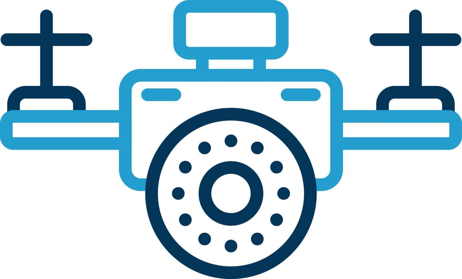 conception d'icône vecteur caméra drone