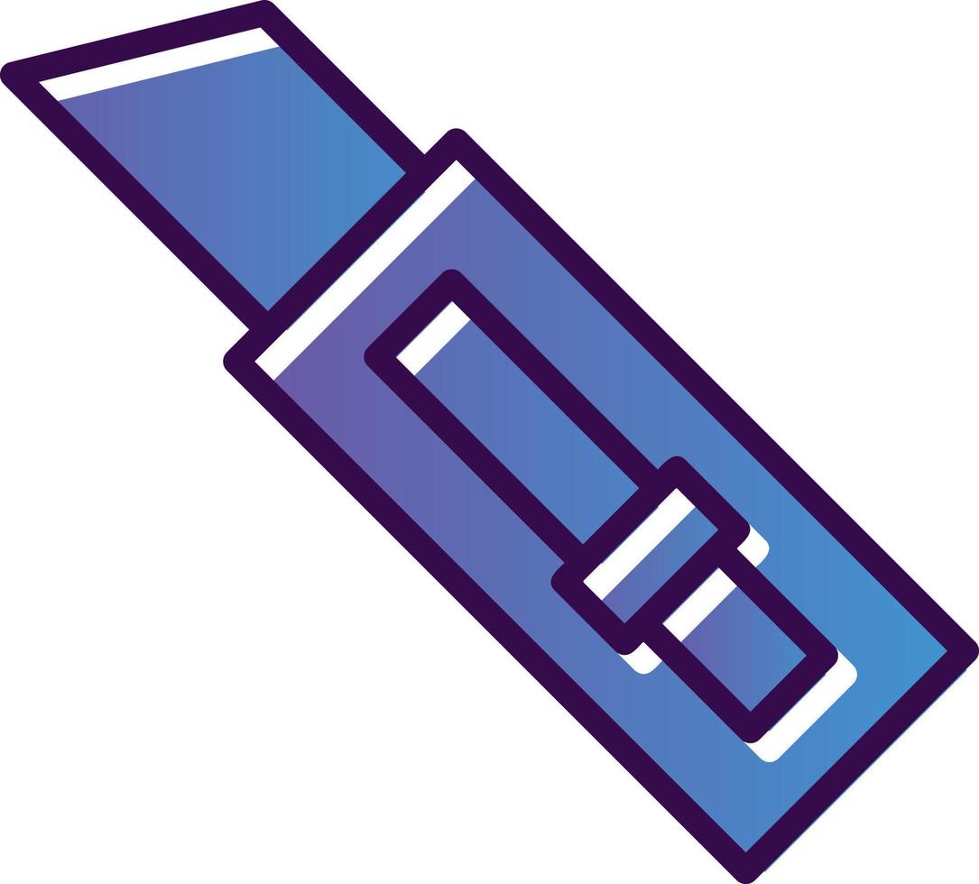 conception d'icône de vecteur de coupeur