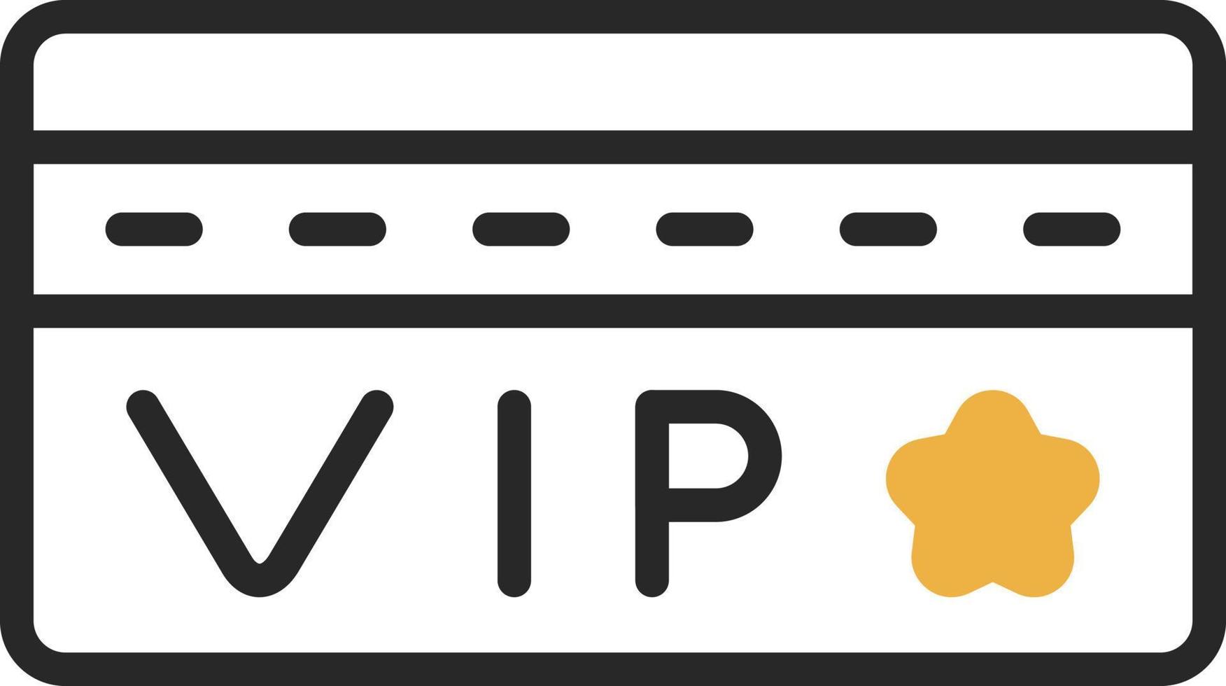 conception d'icône de vecteur de carte vip